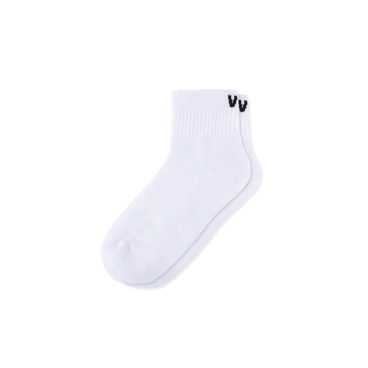 Mid Crew Socks - White