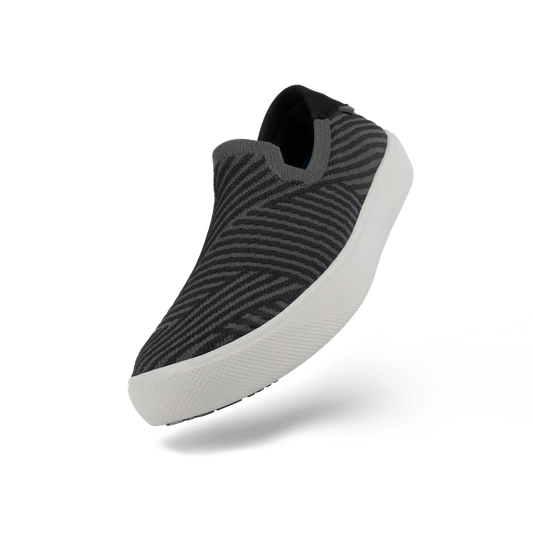 Men's Boardwalk Slip-On - Dark Grey/Black Zigzag