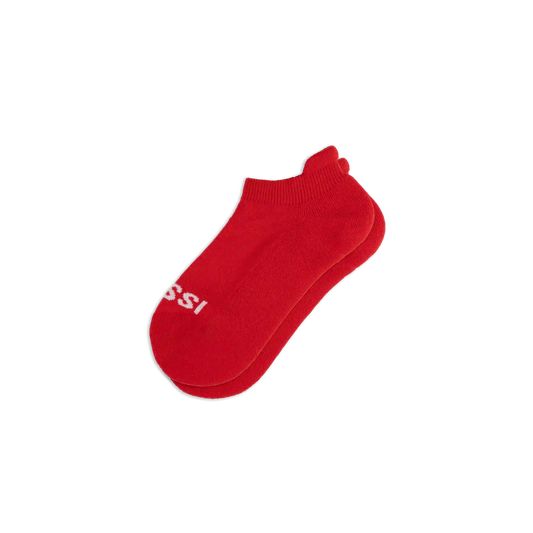 Tab Socks - Berry/White