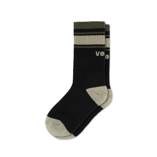 Crew Socks - Black/Trail/Moss