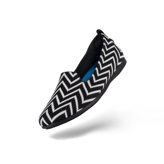 Women's Market Flat - Black/Light Dune Chevron