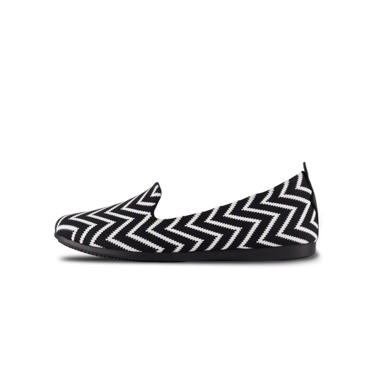 Women's Market Flat - Black/Light Dune Chevron